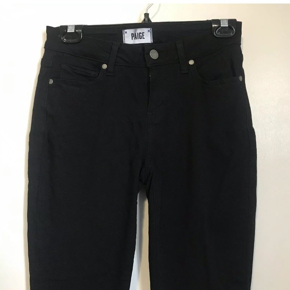 Paige Jeans 26 Verdugo Ankle Black Overdye Petite - Picture 3 of 8